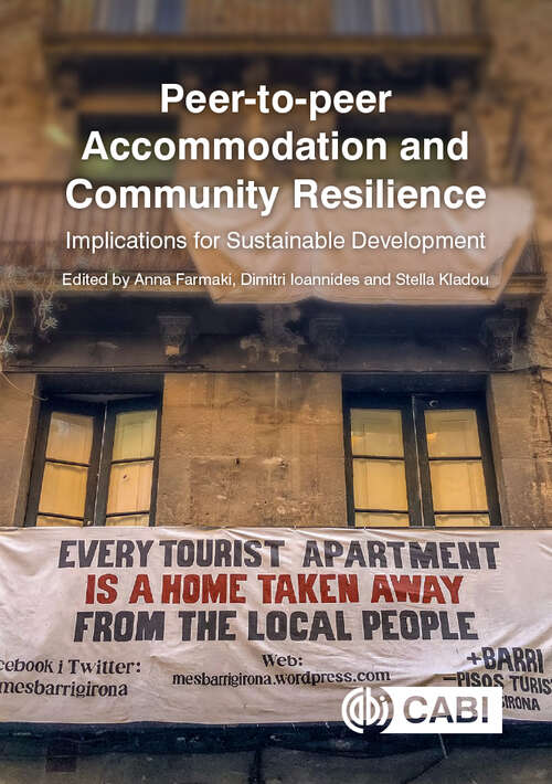 Peer-to-peer Accommodation and Community Resilience: Implications for Sustainable Development