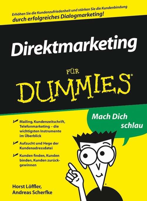 Book cover of Dialogmarketing für Dummies (Für Dummies)