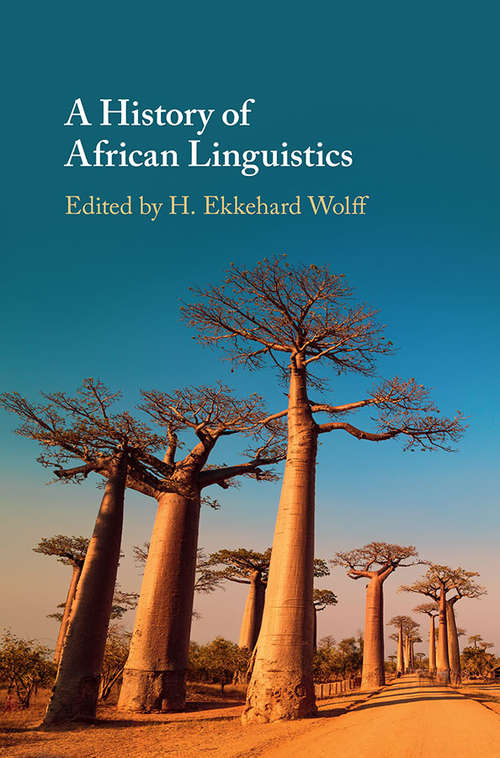 Book cover of A History of African Linguistics