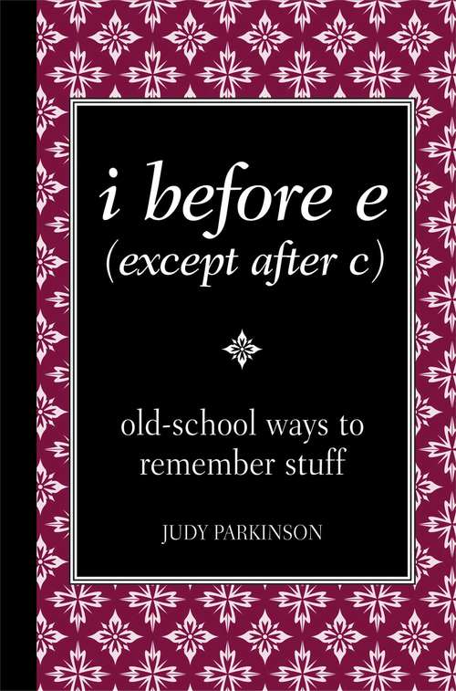 Book cover of i before e (except after c)