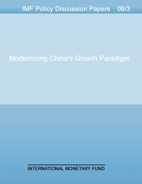 IMF Policy Discussion Paper (Imf Policy Discussion Papers #Policy Discussion Paper No. 06/03)