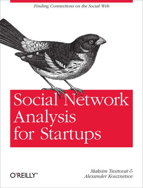 Book cover of Social Network Analysis for Startups