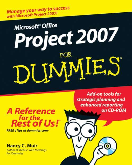 Book cover of Microsoft Office Project 2007 For Dummies