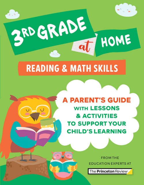 Book cover of 3rd Grade at Home: A Parent's Guide with Lessons & Activities to Support Your Child's Learning (Math & Reading Skills) (Learn at Home)