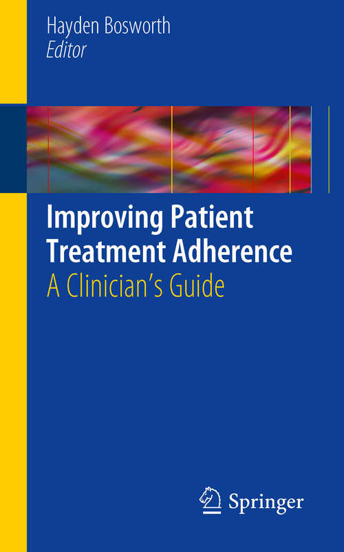 Book cover of Improving Patient Treatment Adherence