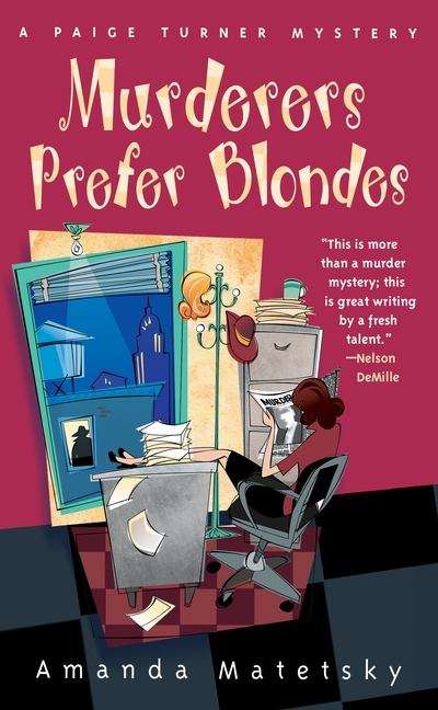 Book cover of Murderers Prefer Blondes (Paige Turner Mysteries, Book #1)