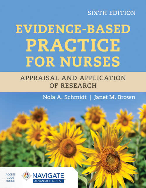 Book cover of Evidence-Based Practice for Nurses: Appraisal and Application of Research