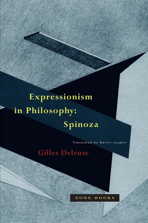 Book cover of Expressionism in Philosophy: Spinoza