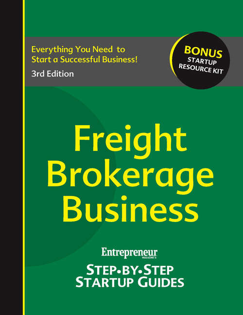 Book cover of Freight Brokerage Business