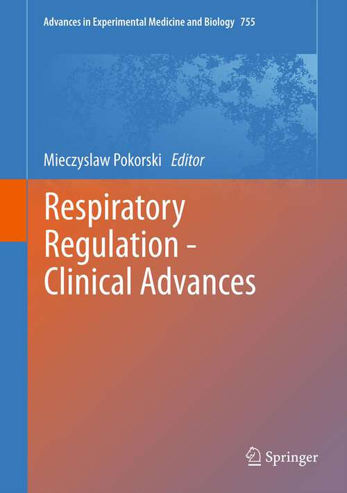 Book cover of Respiratory Regulation - Clinical Advances