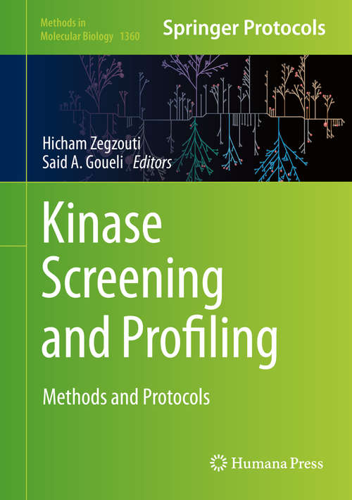 Book cover of Kinase Screening and Profiling