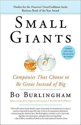 Book cover of Small Giants