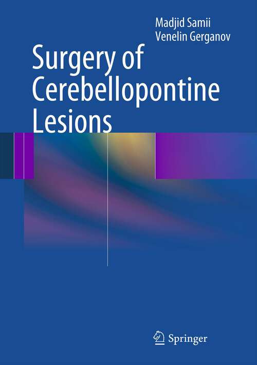 Book cover of Surgery of Cerebellopontine Lesions