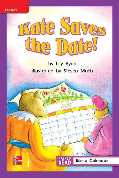 Book cover of Kate Saves the Date! [ELL Level, Grade 1]