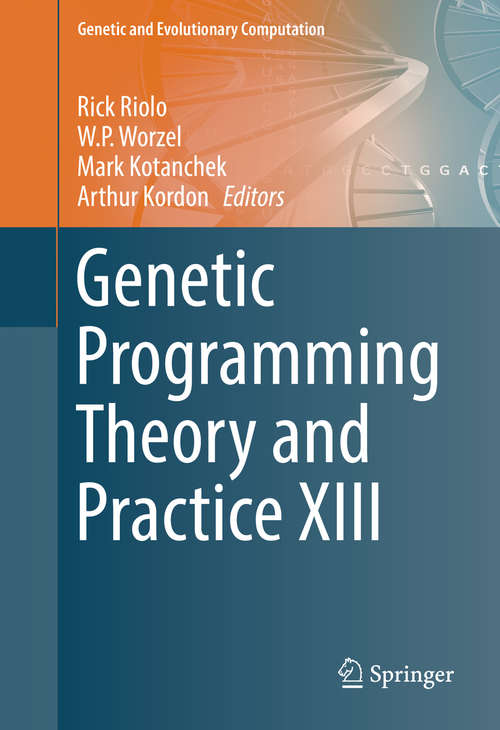 Book cover of Genetic Programming Theory and Practice XIII
