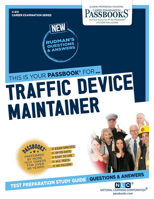 Book cover of Traffic Device Maintainer: Passbooks Study Guide (Career Examination Series)