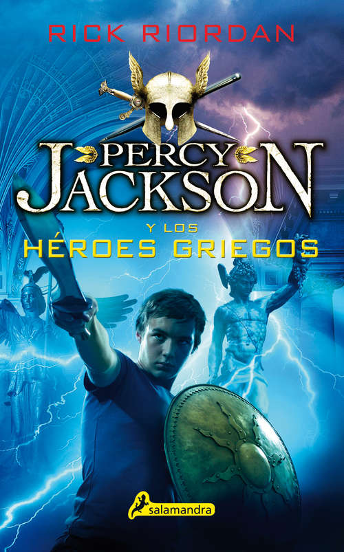 Book cover of Percy Jackson y los héroes griegos (Percy Jackson: Volumen)