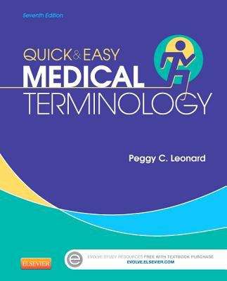 Book cover of Quick & Easy Medical Terminology (7th Edition)