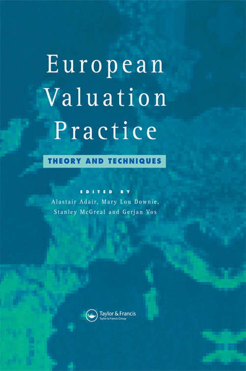 Book cover of European Valuation Practice: Theory and Techniques