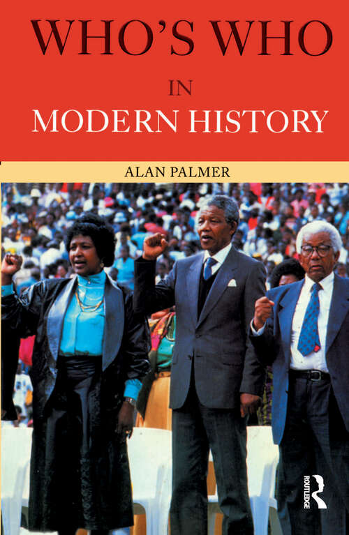 Book cover of Who's Who in Modern History (3)