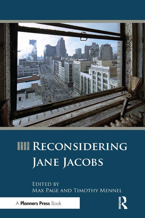 Book cover of Reconsidering Jane Jacobs