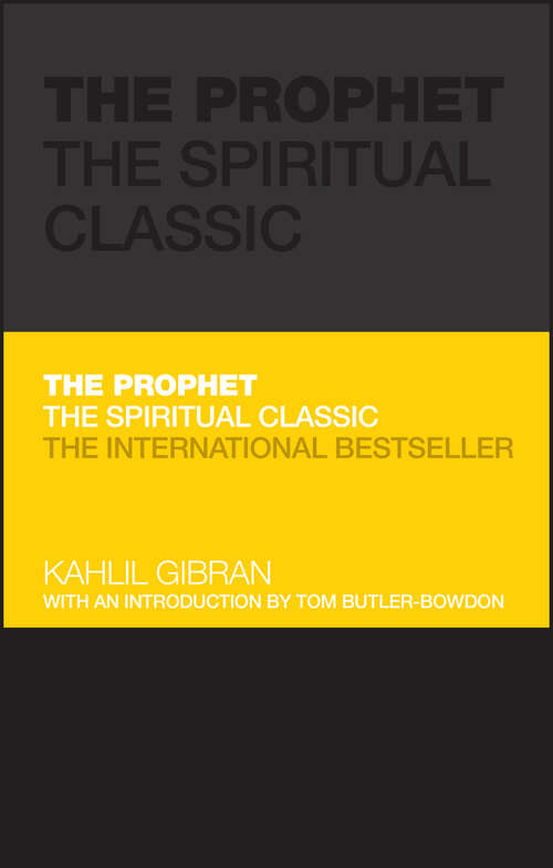 Book cover of The Prophet: The Spiritual Classic (Capstone Classics)