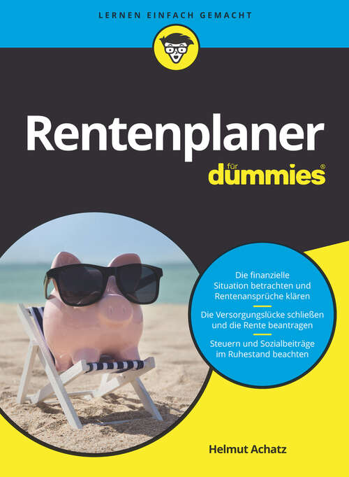Book cover of Rentenplaner für Dummies (Für Dummies)