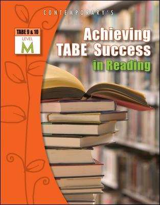 Book cover of Achieving TABE® Success in Reading Level M [Grade 9-12]
