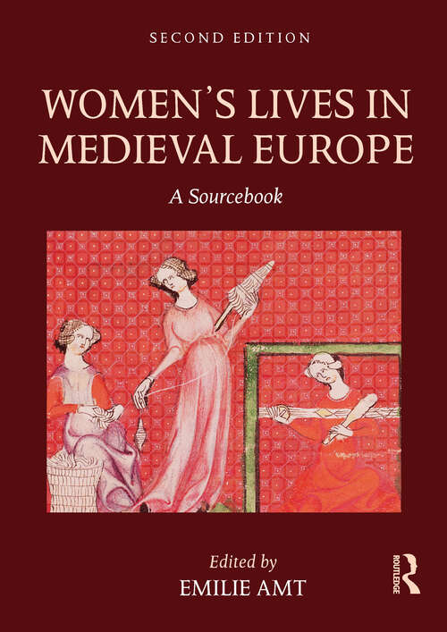 Book cover of Women's Lives in Medieval Europe: A Sourcebook (2)