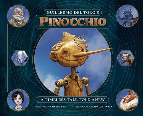 Book cover of Guillermo del Toro's Pinocchio