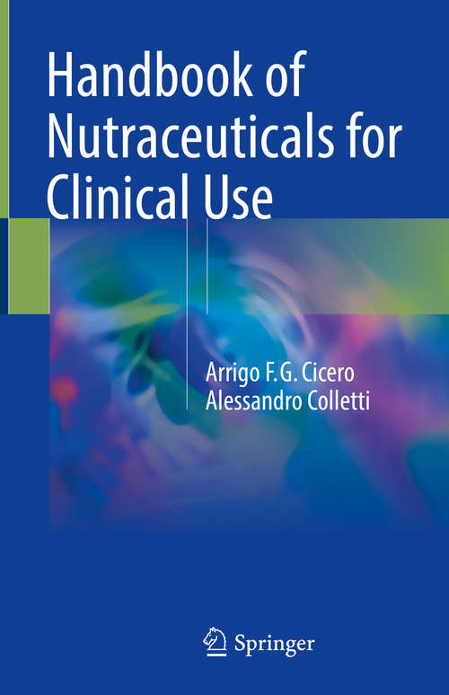Book cover of Handbook of Nutraceuticals for Clinical Use