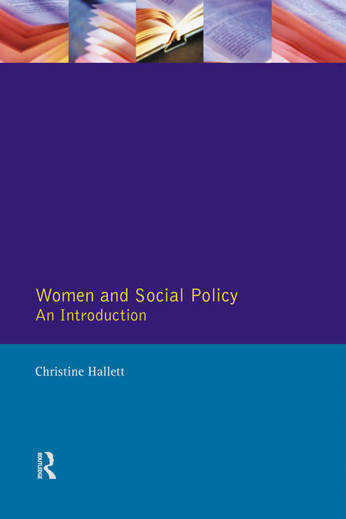 Book cover of Women And Social Policy (1)