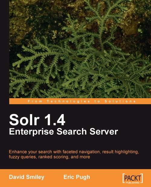 Book cover of Solr 1.4 Enterprise Search Server