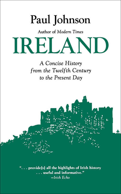 Book cover of Ireland: A Concise History from the Twelfth Century to the Present Day