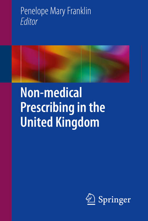 Book cover of Non-medical Prescribing in the United Kingdom
