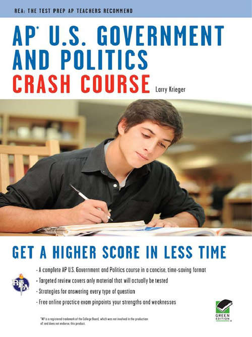 Book cover of AP U.S. Government & Politics Crash Course