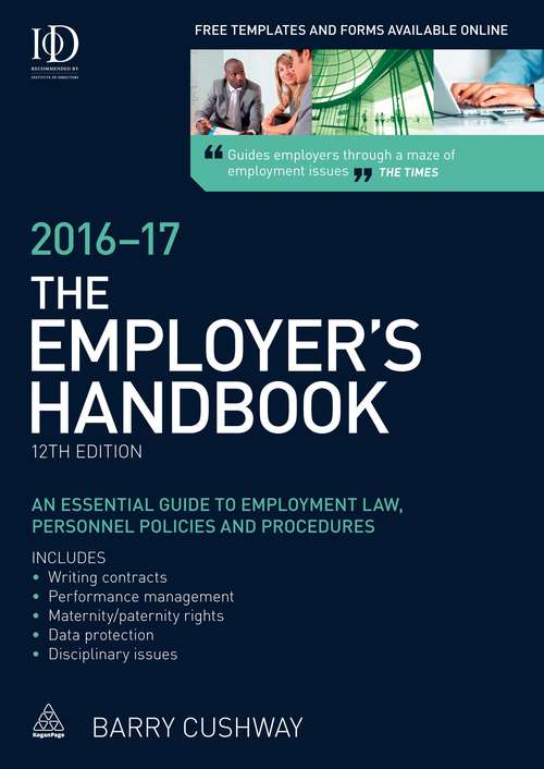 Book cover of The Employer's Handbook 2016-2017