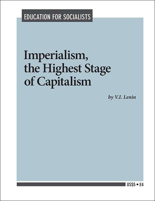 Book cover of Imperialism, the Highest Stage of Capitalism