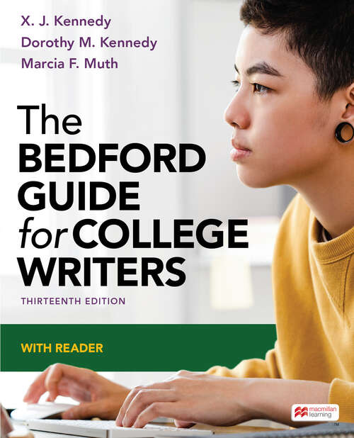 Book cover of The Bedford Guide for College Writers with Reader (Thirteenth Edition)