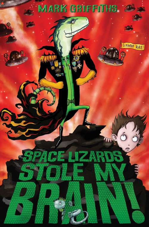 Book cover of Space Lizards Stole My Brain!