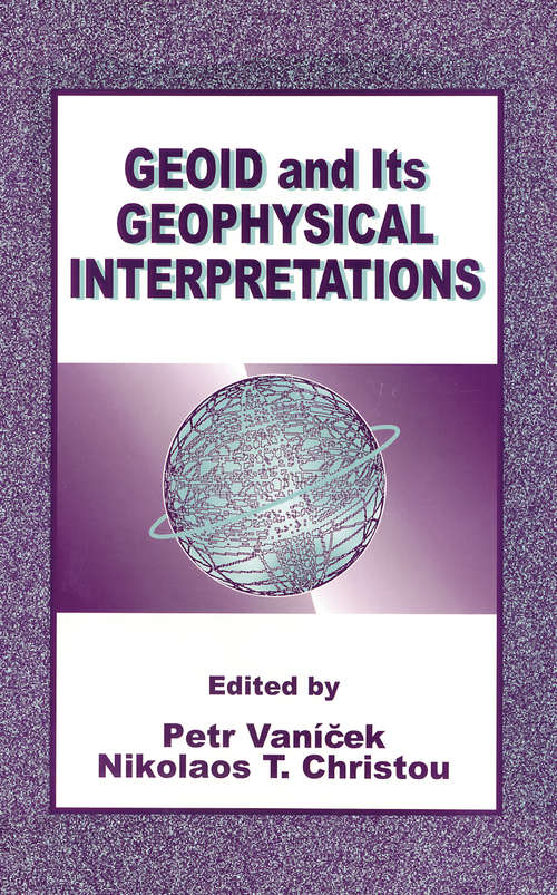 Book cover of Geoid and its Geophysical Interpretations