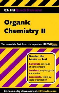 Book cover of CliffsQuickReview Organic Chemistry II