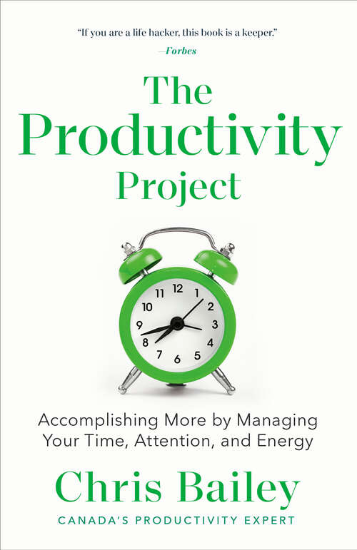 Book cover of The Productivity Project