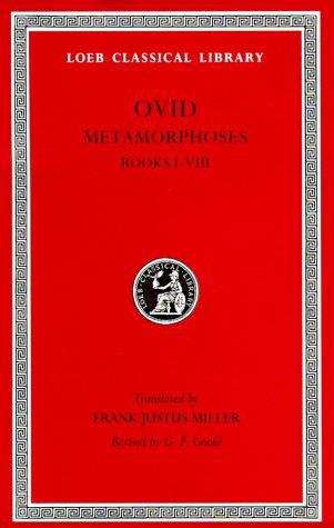 Book cover of Ovid Metamorphoses: Books 1-8