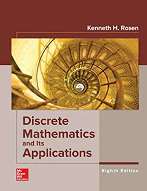 Book cover of Discrete Mathematics and Its Applications (Eighth Edition)