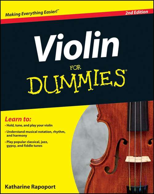 Book cover of Violin For Dummies, 2nd Edition