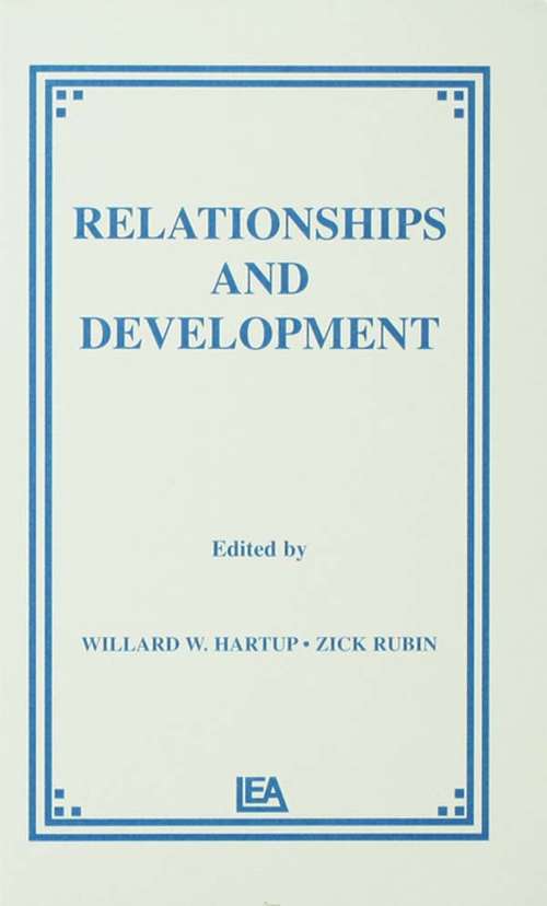 Book cover of Relationships and Development
