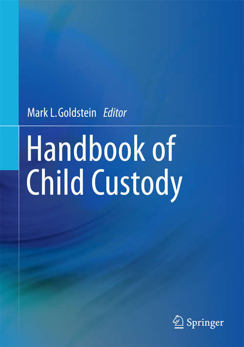 Book cover of Handbook of Child Custody