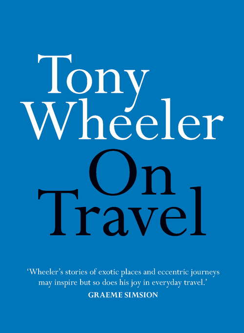 Book cover of On Travel
