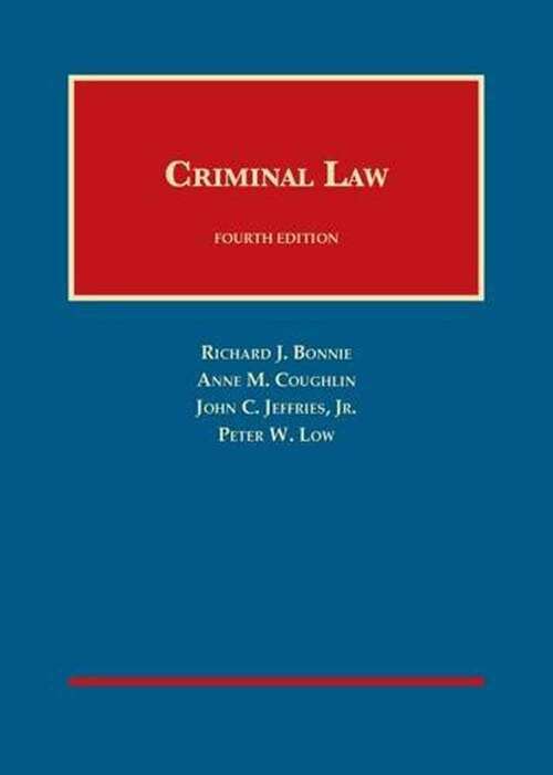 Book cover of Criminal Law (Fourth Edition)